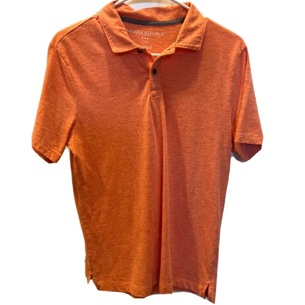 Banana Republic Men's Small Vintage Tee Organic Cotton Pocket Polo  Pre-Owned